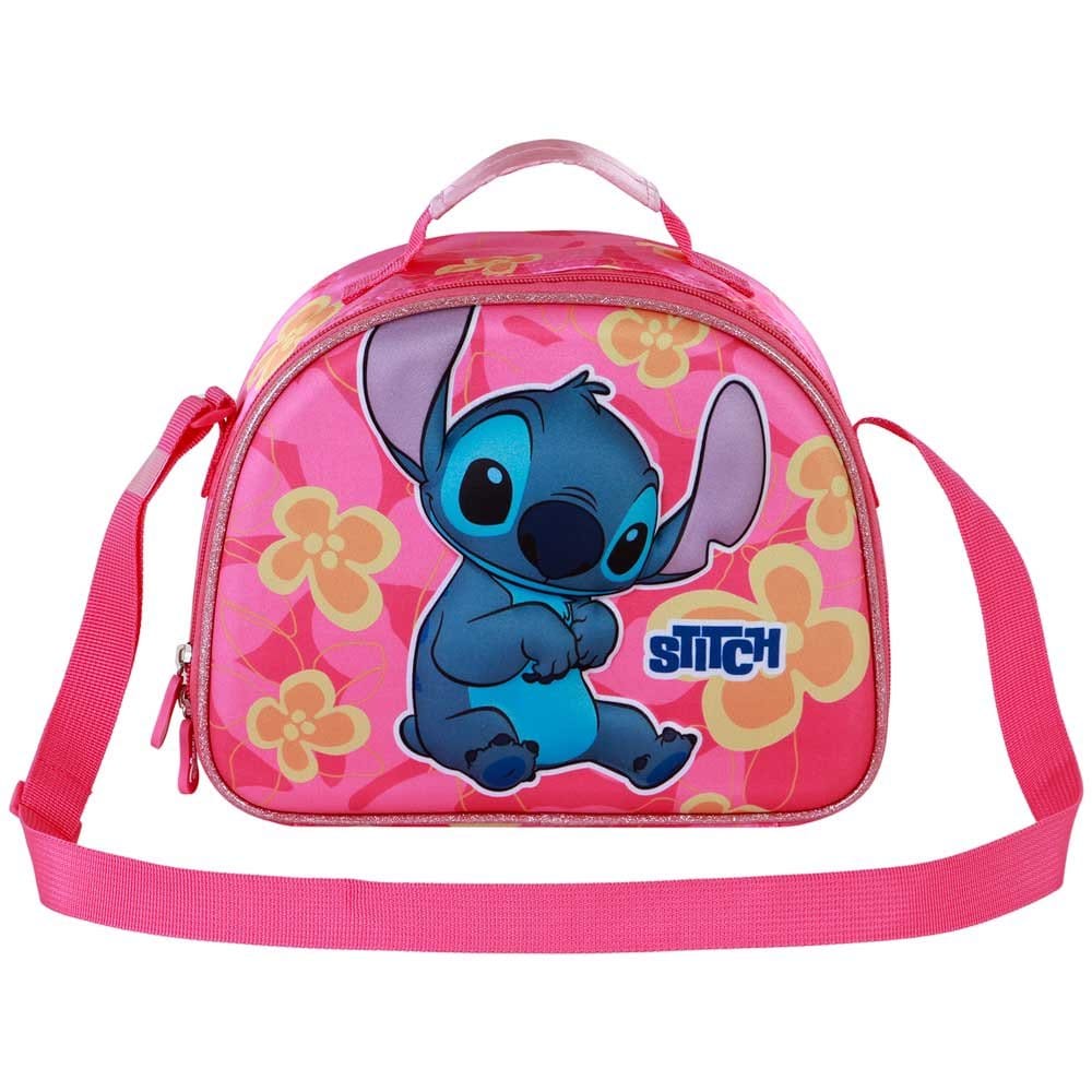Lilo & Stitch 3D Lunch Box Brotzeittasche Cute Pink