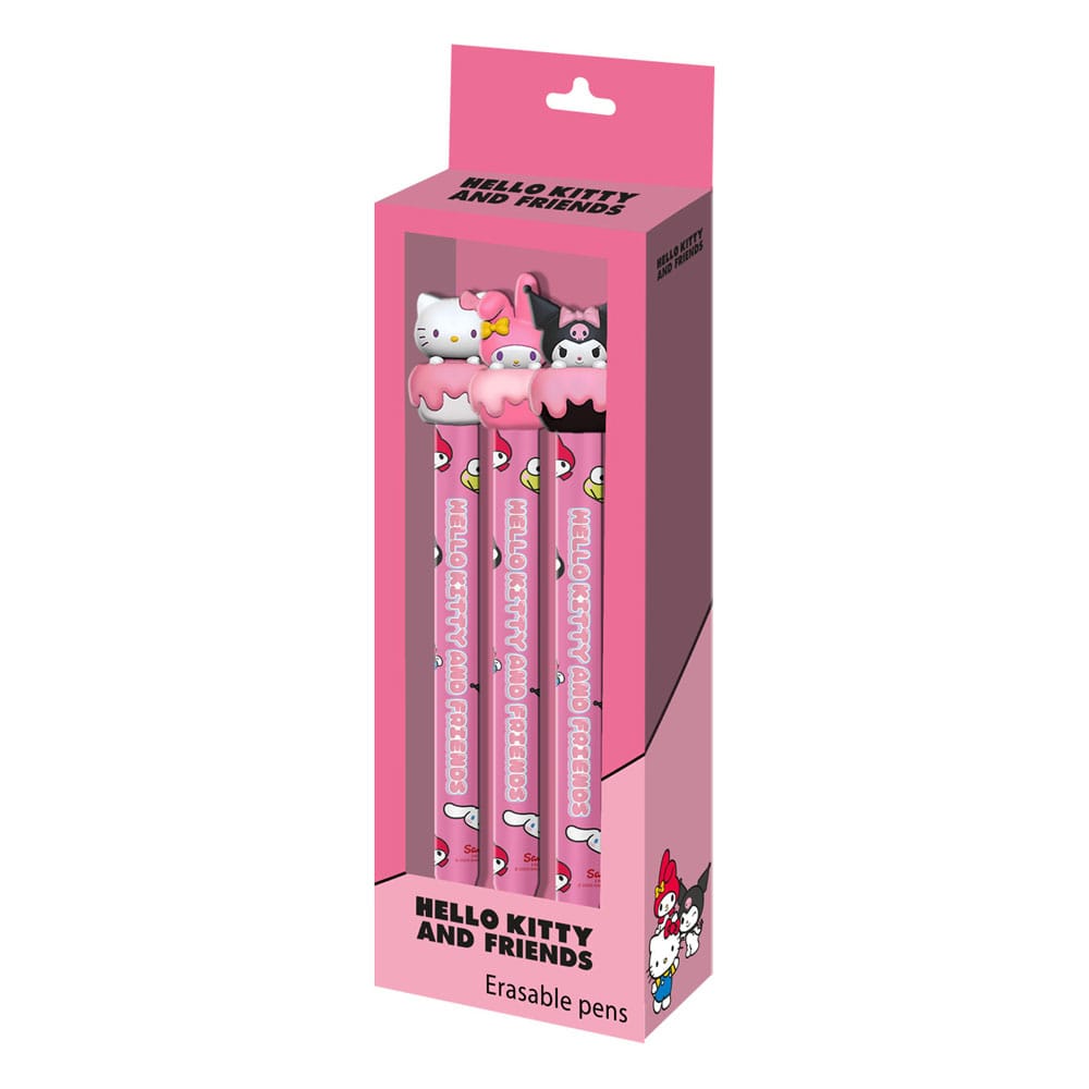 Sanrio löschbare Gelstifte 3-er Pack      