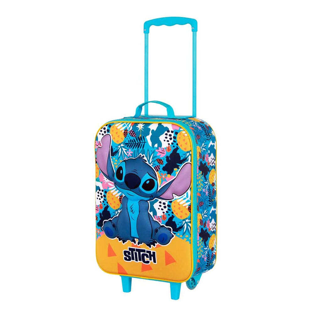Lilo & Stitch Soft 3D Koffer Trolley Stitch Multicolor 52 cm 