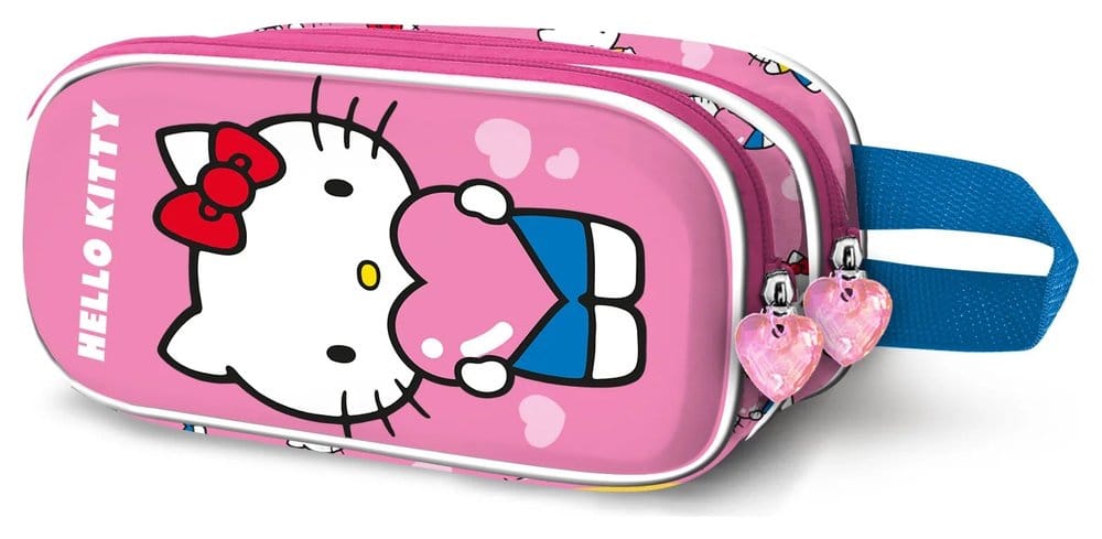 Sanrio 3D Double Federmäppchen Hello Kitty Heart