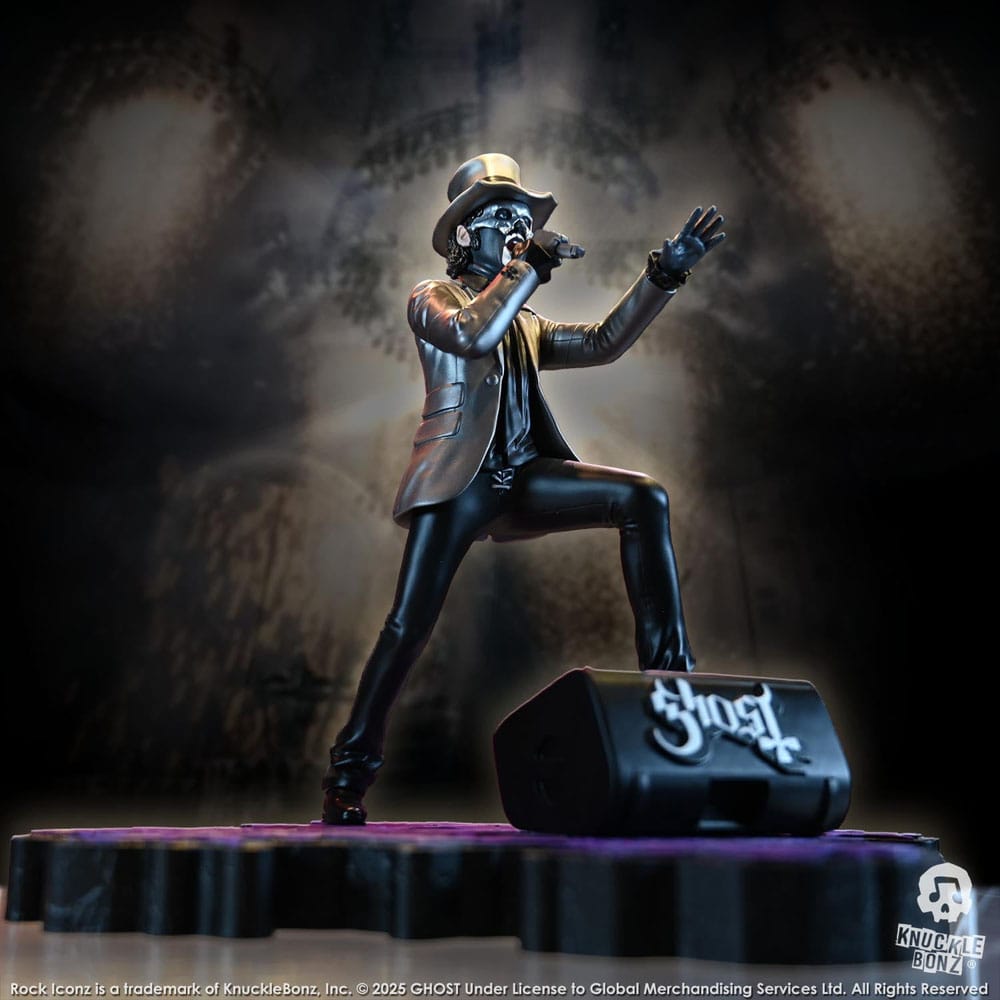Ghost Rock Iconz Statue Papa V Perpetua Top Hat 22 cm