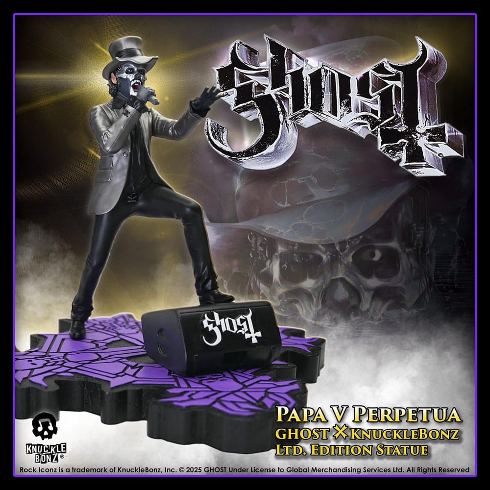 Ghost Rock Iconz Statue Papa V Perpetua Top Hat 22 cm