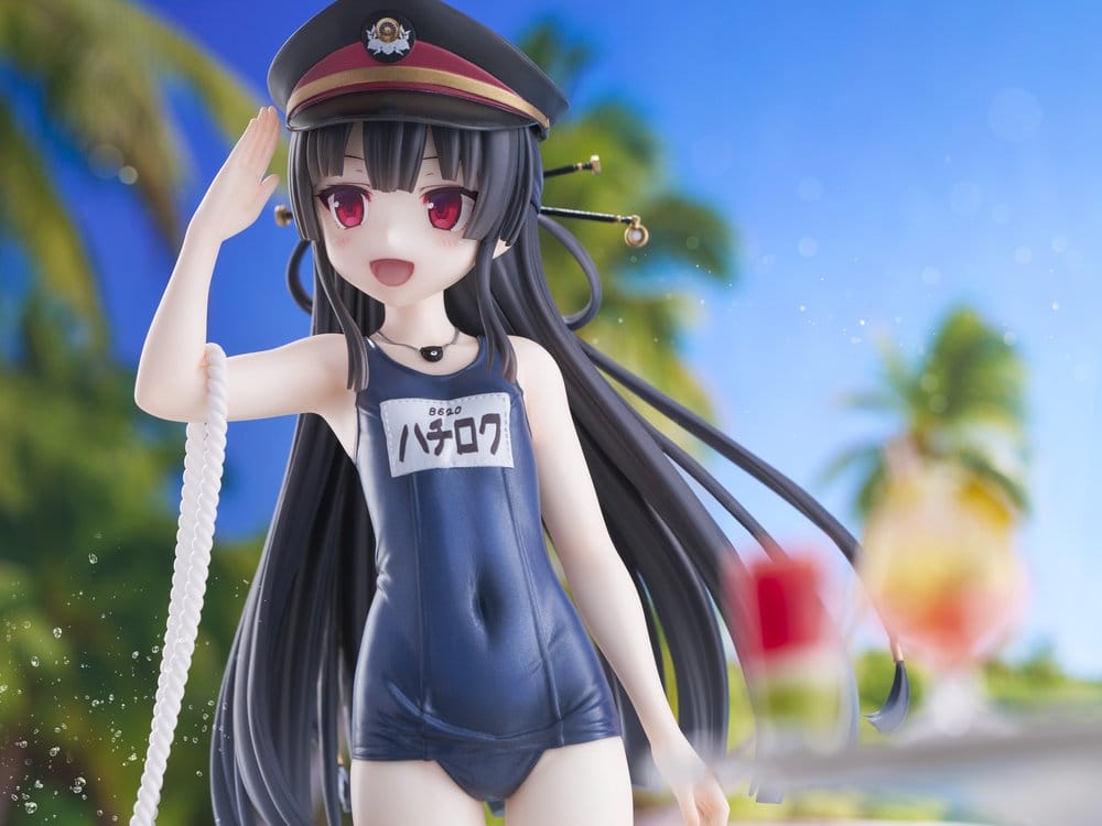 Maitetsu Last Run!! KoiKoi -Sakura- PVC Figur 1/6 Hachiroku School Swimsuit Ver. 23 cm