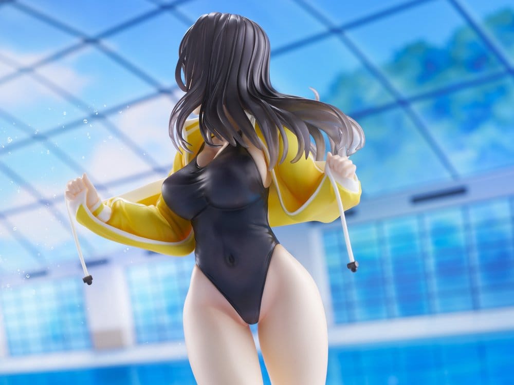 KoiKoi Sakura PVC Figur 1/6 Kyou kara Suieibu Komon no Tama-chan Sensei 27 cm