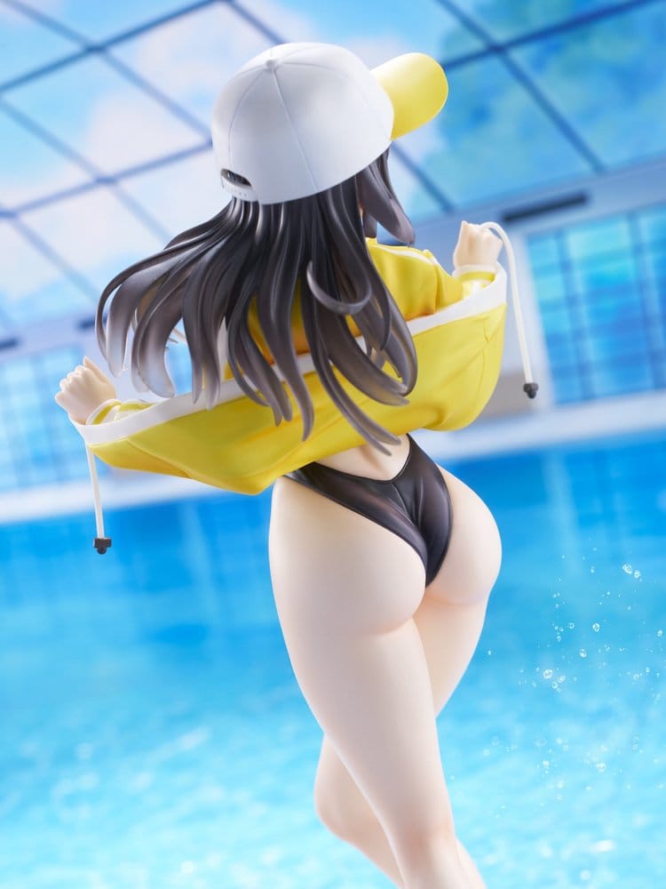 KoiKoi Sakura PVC Figur 1/6 Kyou kara Suieibu Komon no Tama-chan Sensei 27 cm