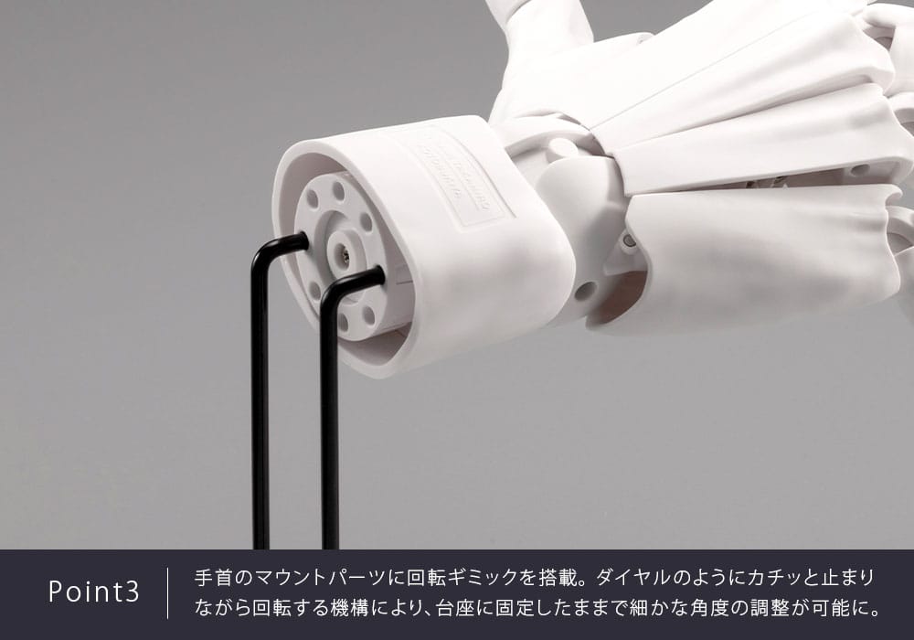 Takahiro Kagami PVC Artist Support Item Hand 1/1 Model Men /L Gray 22 cm  