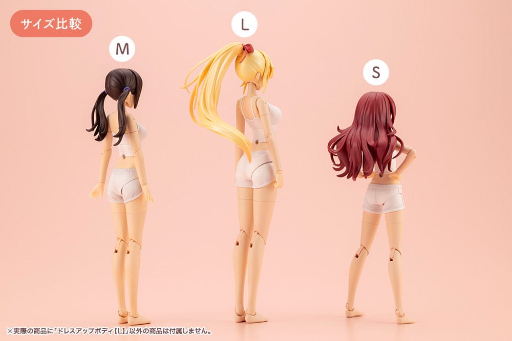 Sousai Shojo Teien Zubehör Set für 1/10 Actionfiguren Dress Up Body Size L 
