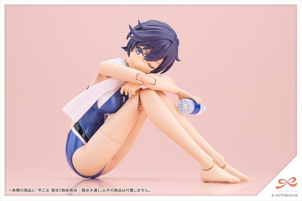 Sousaishojoteien Plastic Model Kit 1/10 Rui Saotome Touou High School Competitive Swimsuit 16 cm