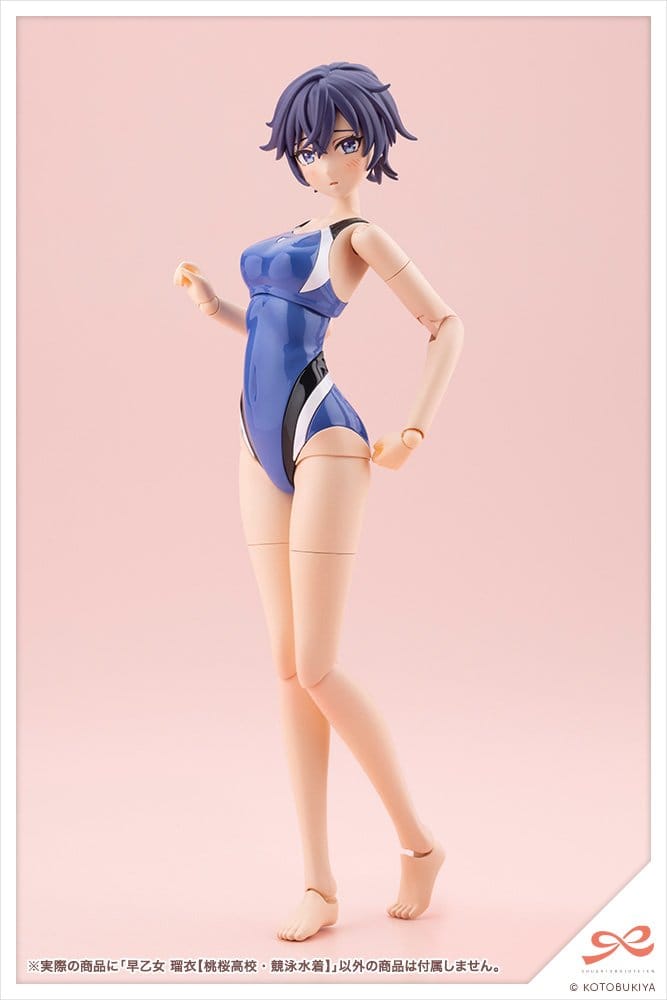 Sousaishojoteien Plastic Model Kit 1/10 Rui Saotome Touou High School Competitive Swimsuit 16 cm