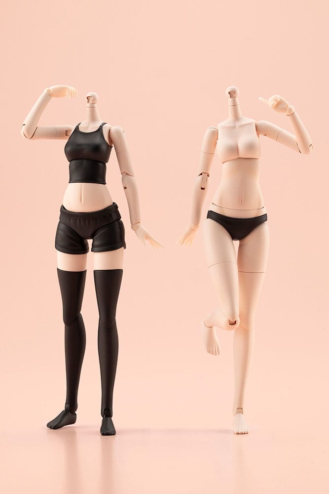 Sousai Shojo Teien Zubehör Set für 1/10 Actionfiguren Dress Up Body Color C Size S