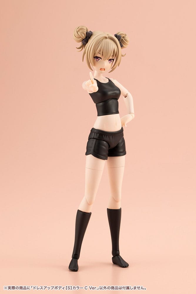 Sousai Shojo Teien Zubehör Set für 1/10 Actionfiguren Dress Up Body Color C Size S