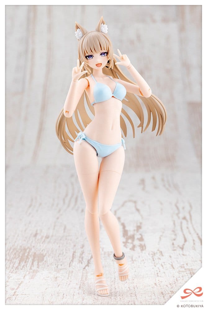 Sousaishojoteien Plastic Model Kit 1/10 Animal Ears Emulator Swim Style 17 cm