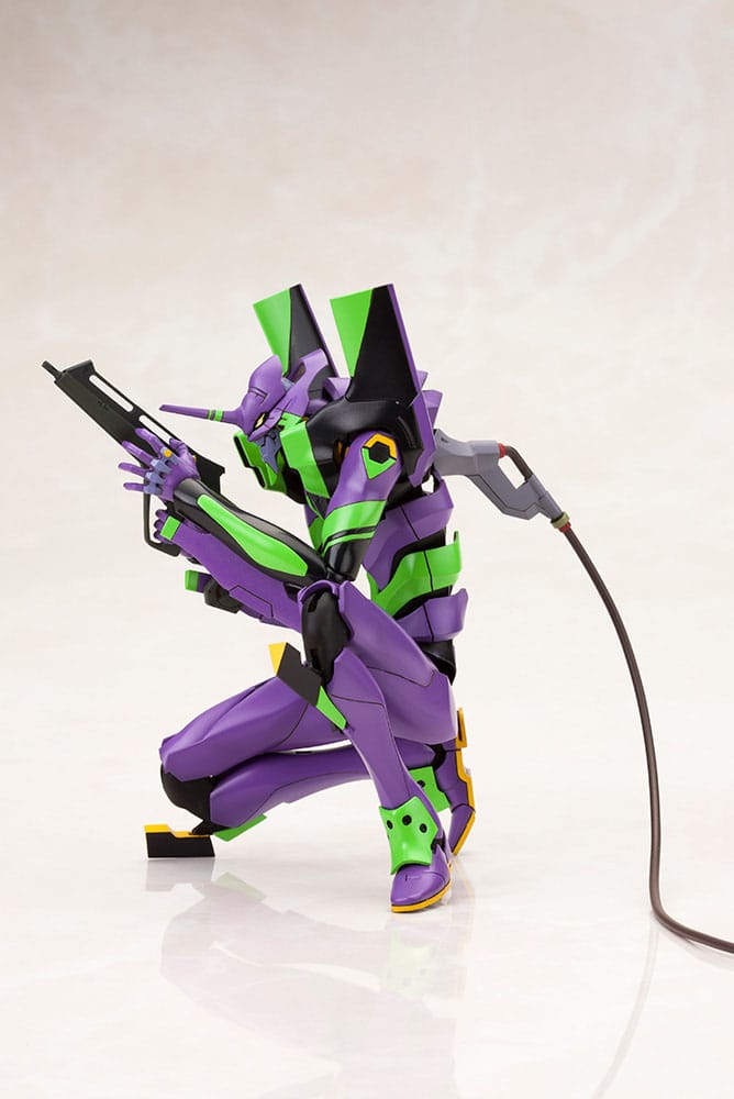 Evangelion: 3.0 + 1.0 Thrice Upon a Time Plastic Model Kit 1/400 Evangelion Test Type-01 with Spear of Cassius 19 cm