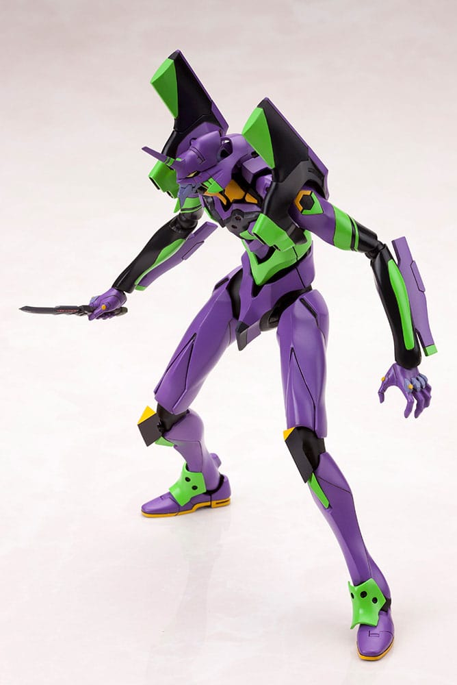 Evangelion: 3.0 + 1.0 Thrice Upon a Time Plastic Model Kit 1/400 Evangelion Test Type-01 with Spear of Cassius 19 cm