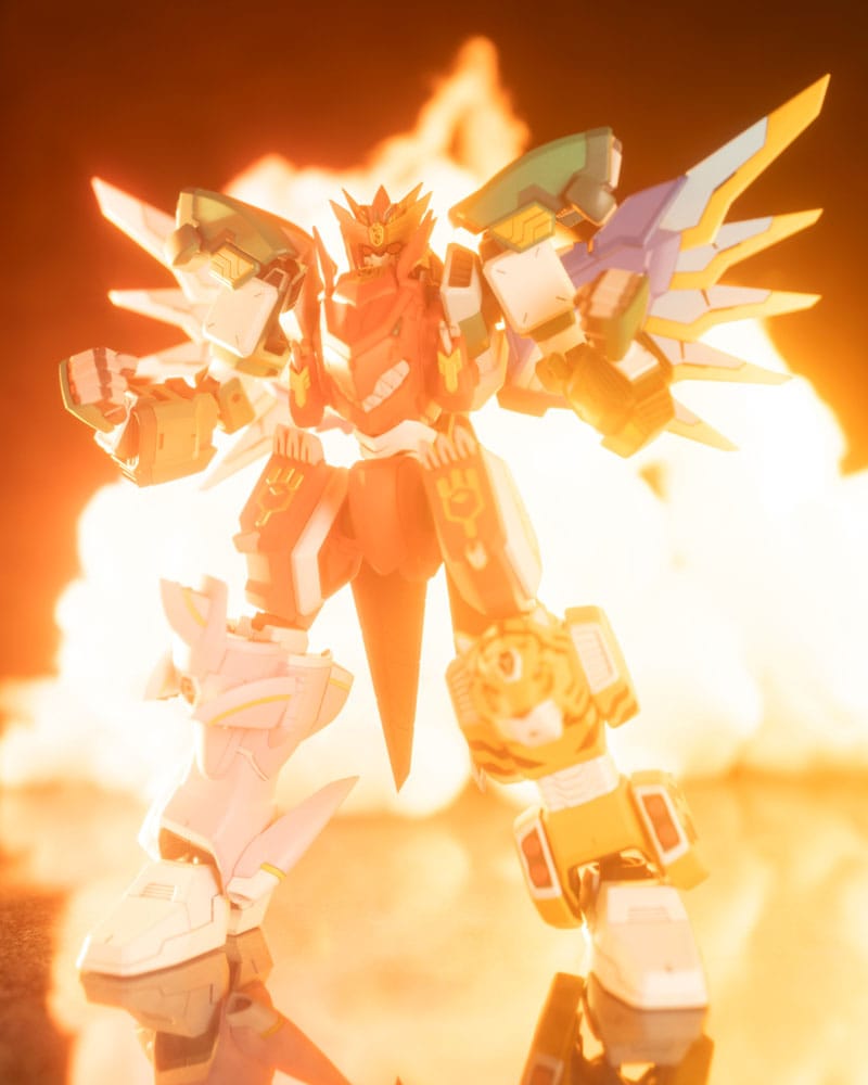 The Red Ranger Becomes an Adventurer in Another World Plastic Model Kit Maximum Kizuna Kaiser 17 cm  