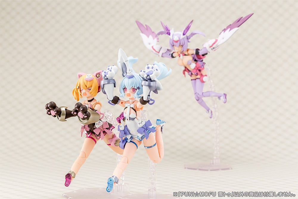 Megami Device Plastic Model Kit 1/1 Puni Mofu Yuki Tu 15 cm          