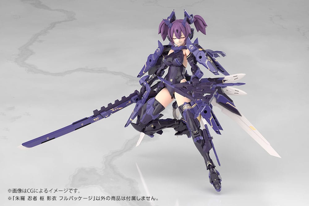 Megami Device Plastic Model Kit 1/1 Asra Ninja Kaname Shadow Edition Full Package 14 cm 