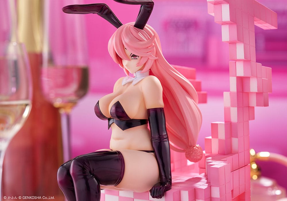 Original Character Trick Bunnies PVC Statue 1/7 Sitting Bunny Illustration by Kafun 24 cm     