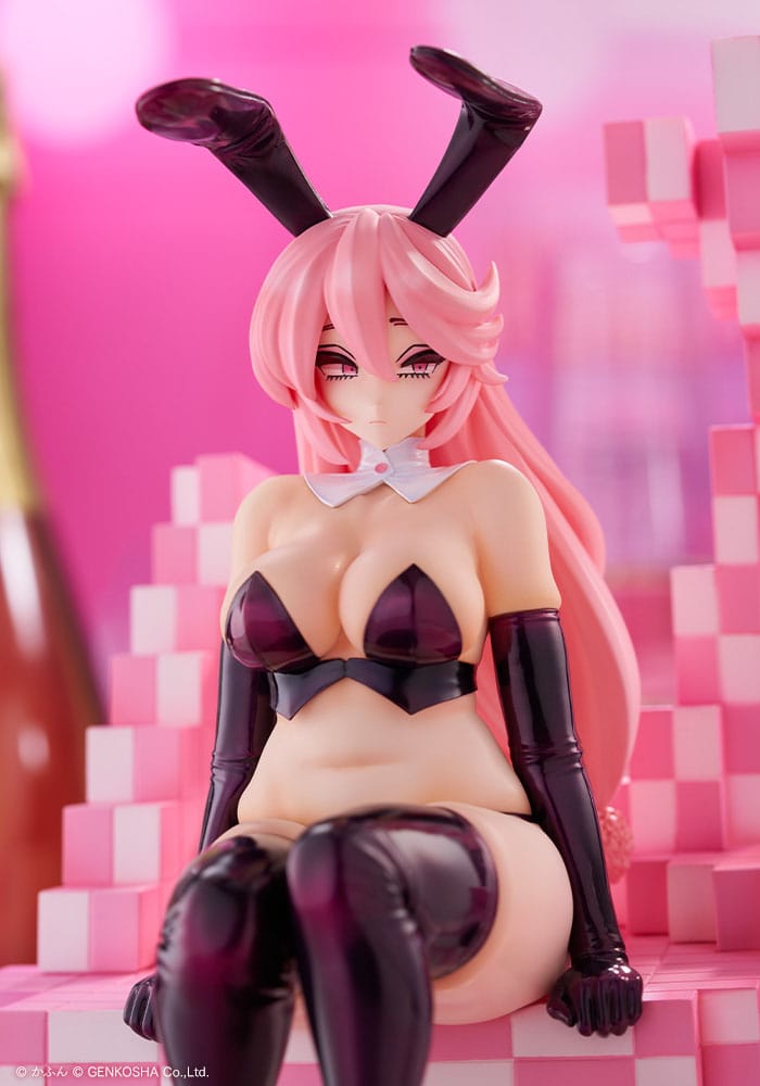 Original Character Trick Bunnies PVC Statue 1/7 Sitting Bunny Illustration by Kafun 24 cm     