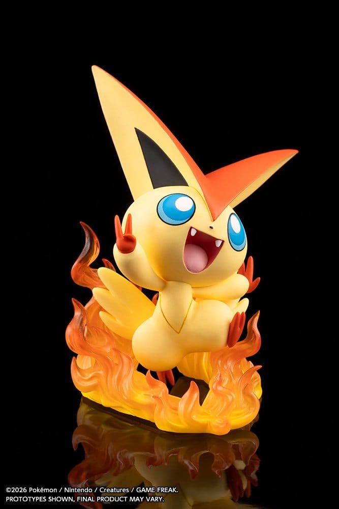 Pokémon ARTFX J PVC Figur 1/8 Hilbert with Victini 20 cm