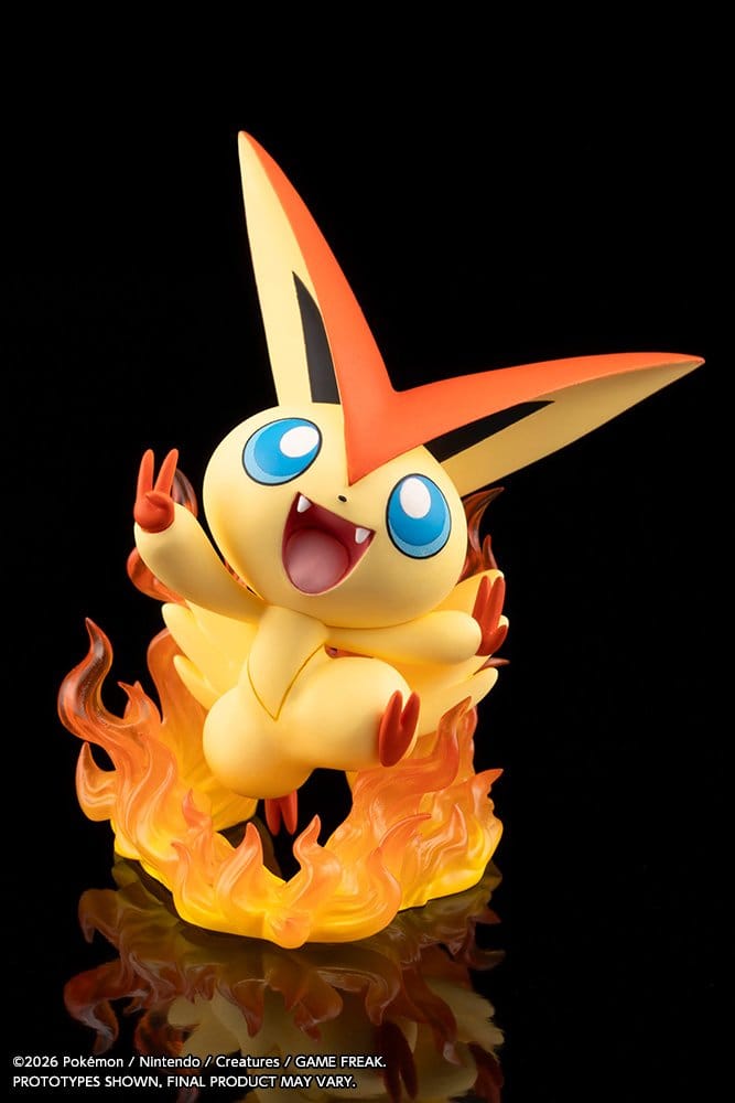 Pokémon ARTFX J PVC Figur 1/8 Hilbert with Victini 20 cm