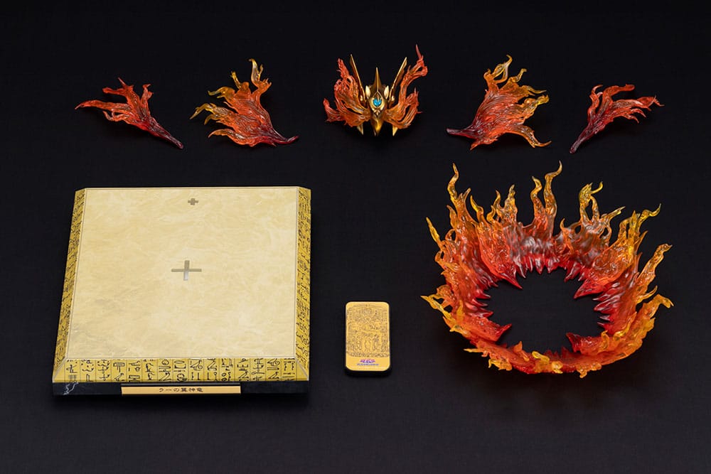 Yu-Gi-Oh! PVC Statuen Zubehör The Winged Dragon of Ra Egyptian God Expansion Parts Set 