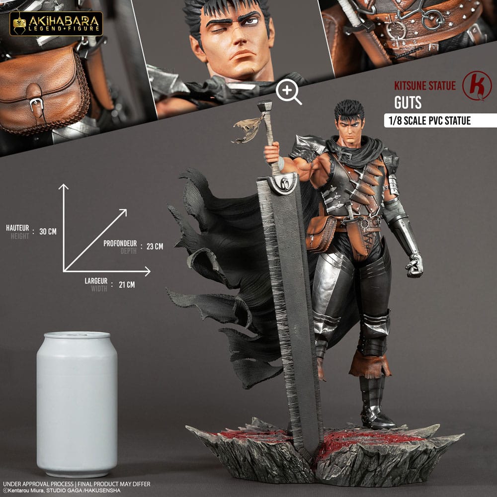 Berserk Akihabara Legend Figure PVC Statue 1/8 Guts 30 cm  