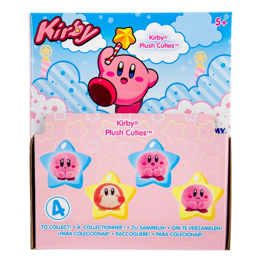 Kirby Cuties Mini-Plüschfigur Mystery Capsule Display (12) 7 cm 