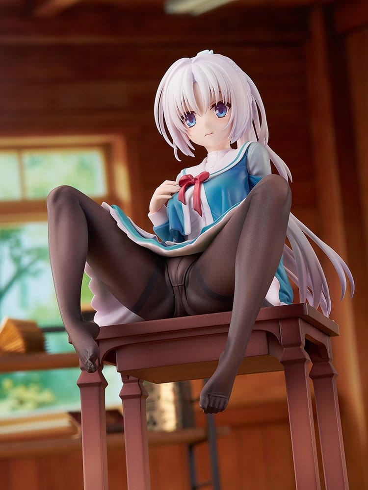 Senren*Banka PVC Figur 1/7 Yoshino Tomotake Animal Ears School Uniform Ver. 21 cm
