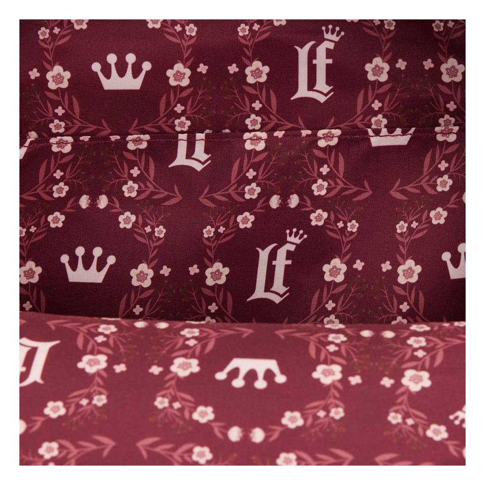 Loungefly Midi-Rucksack Cream & Red Floral