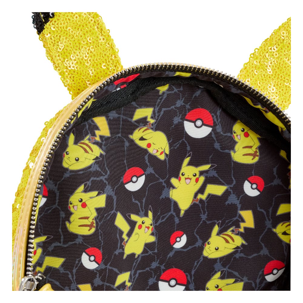 Pokemon by Loungefly Mini Rucksack World 1-1 Sequin Pikachu Cosplay