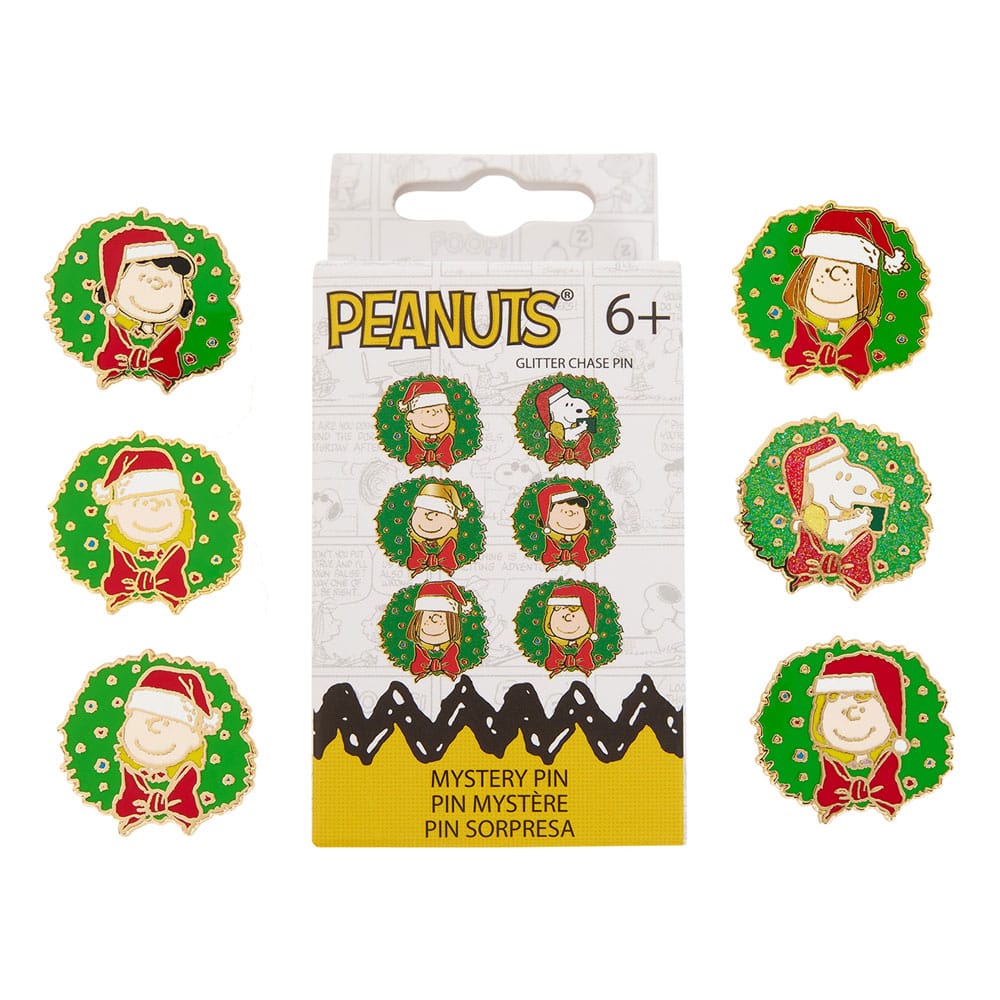 Peanuts by Loungefly Ansteck-Pins Blind Box Snoopy and Friends Holiday Sortiment (12)