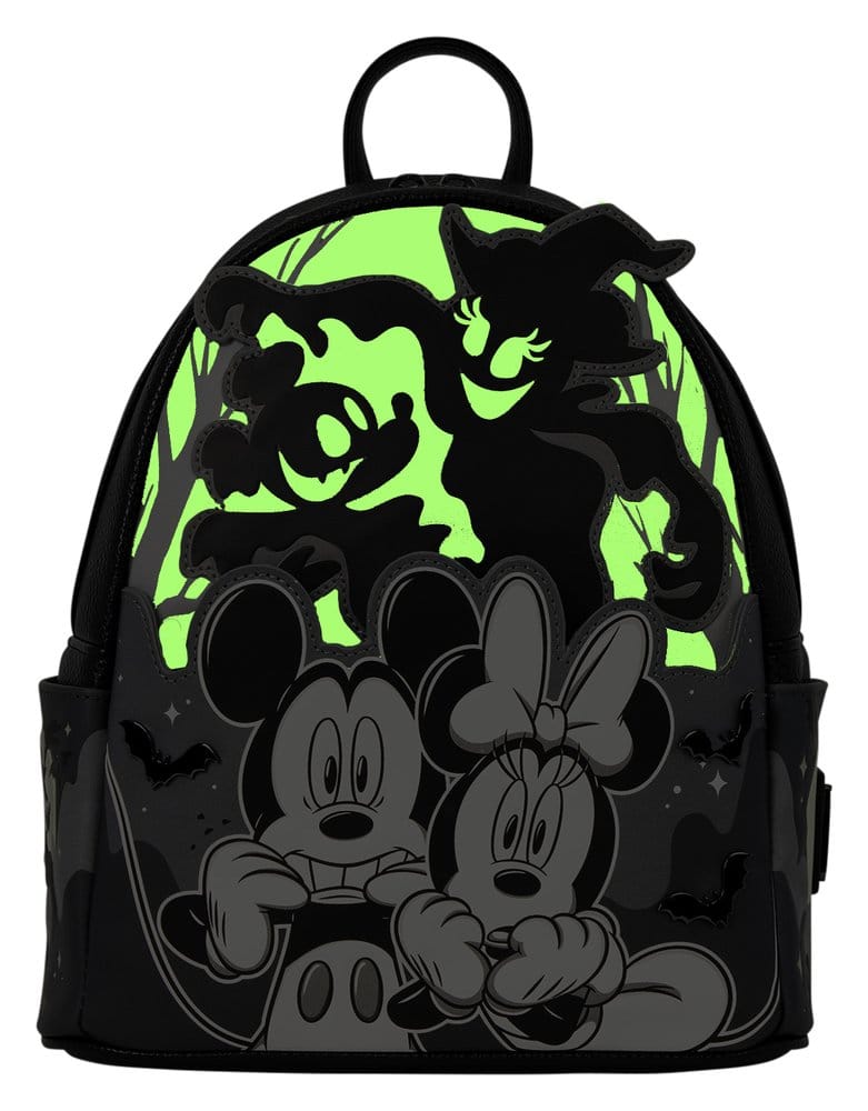 Mickey & Minnie by Loungefly Mini Rucksack Ghost Light Up Glow