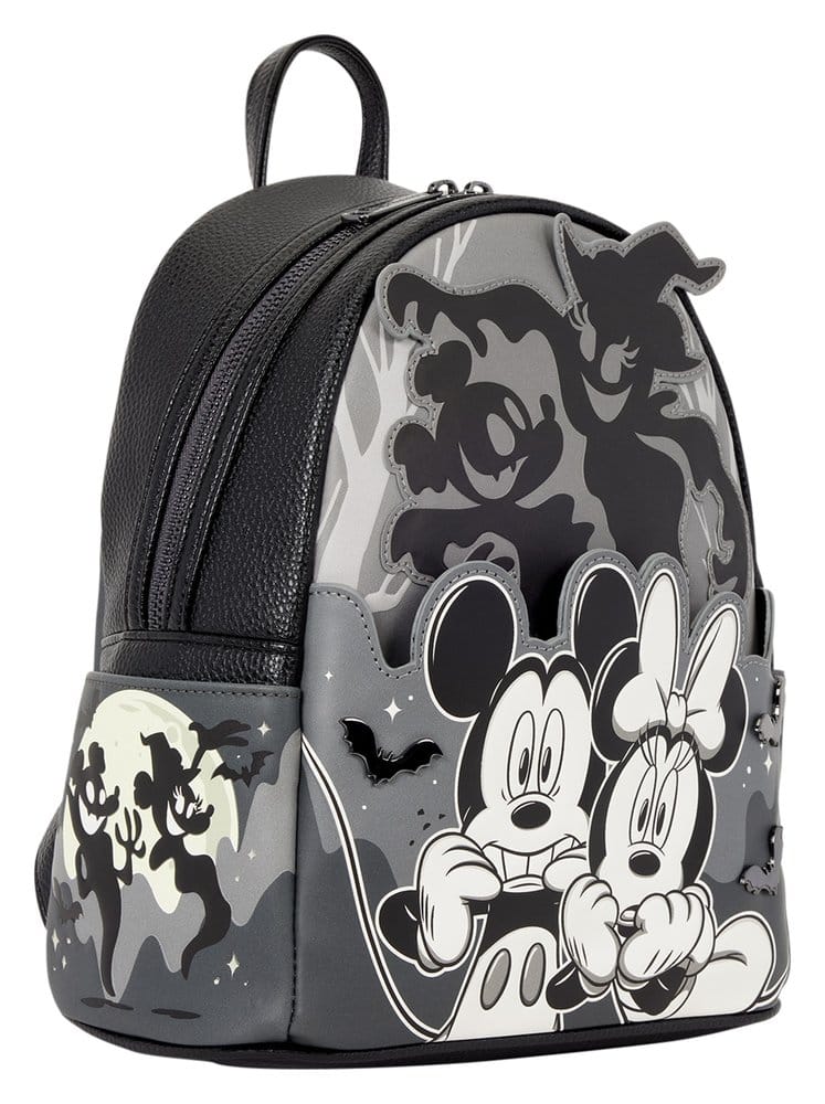 Mickey & Minnie by Loungefly Mini Rucksack Ghost Light Up Glow