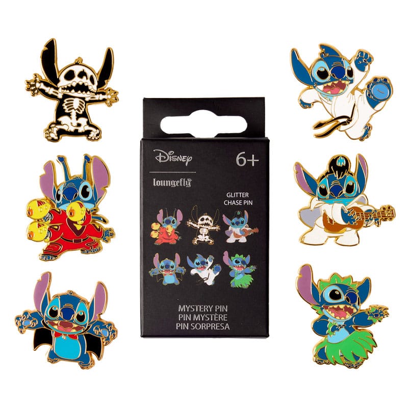 Disney by Loungefly Ansteck-Pins Blind Box Web Stitch Sortiment (12)