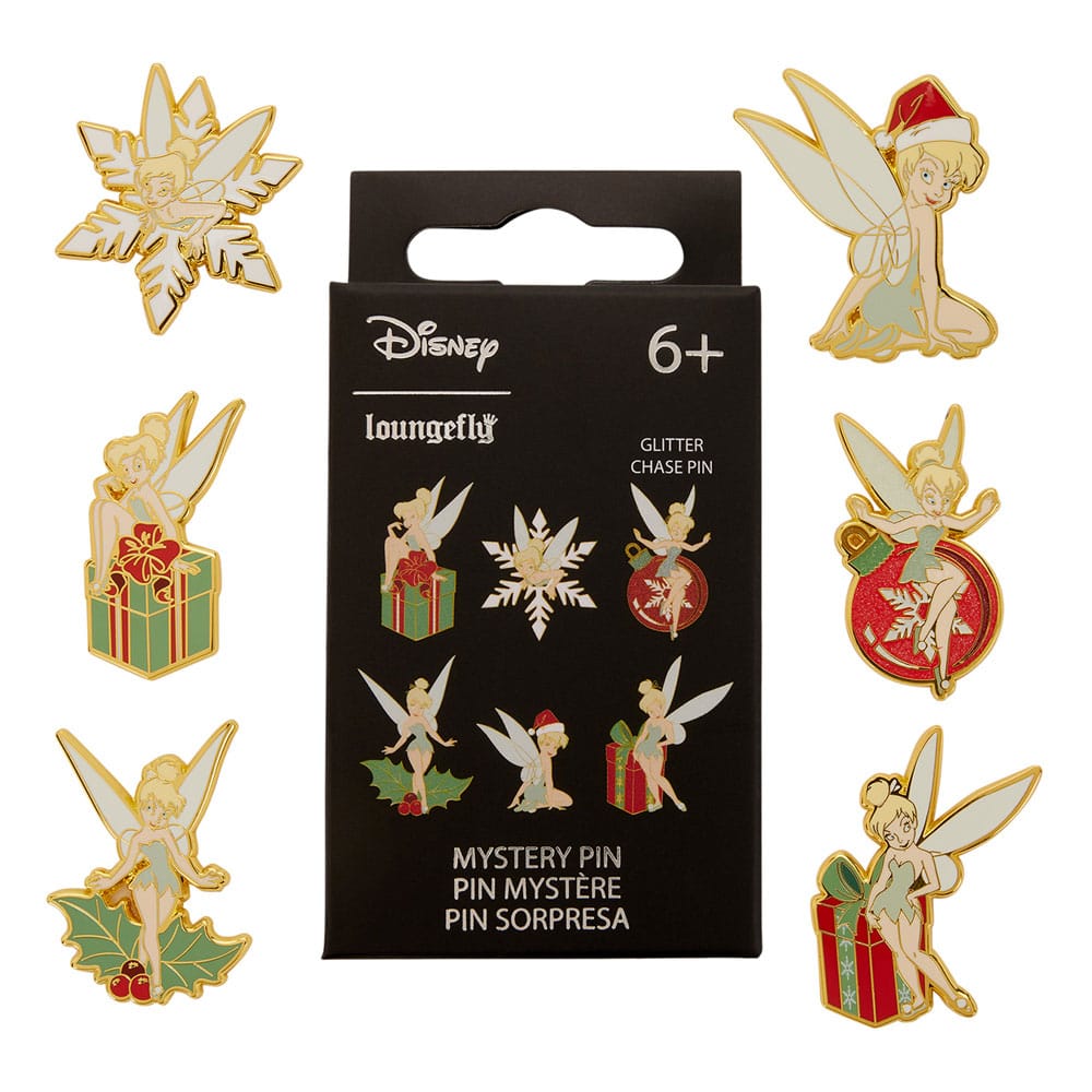 Disney by Loungefly Ansteck-Pins Blind Box Tinker Bell Holiday Sortiment (12)