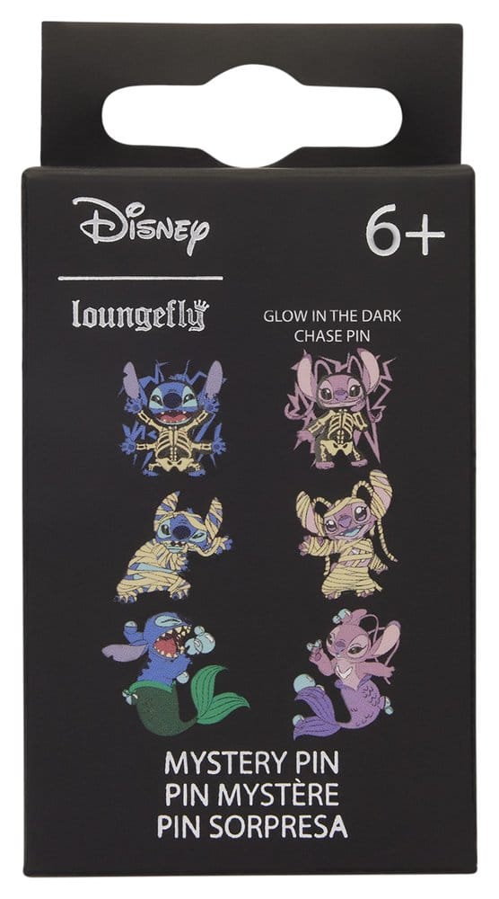 Lilo & Stitch by Loungefly Ansteck-Pins Stitch & Angel Halloween Costumes Blind Display (12)