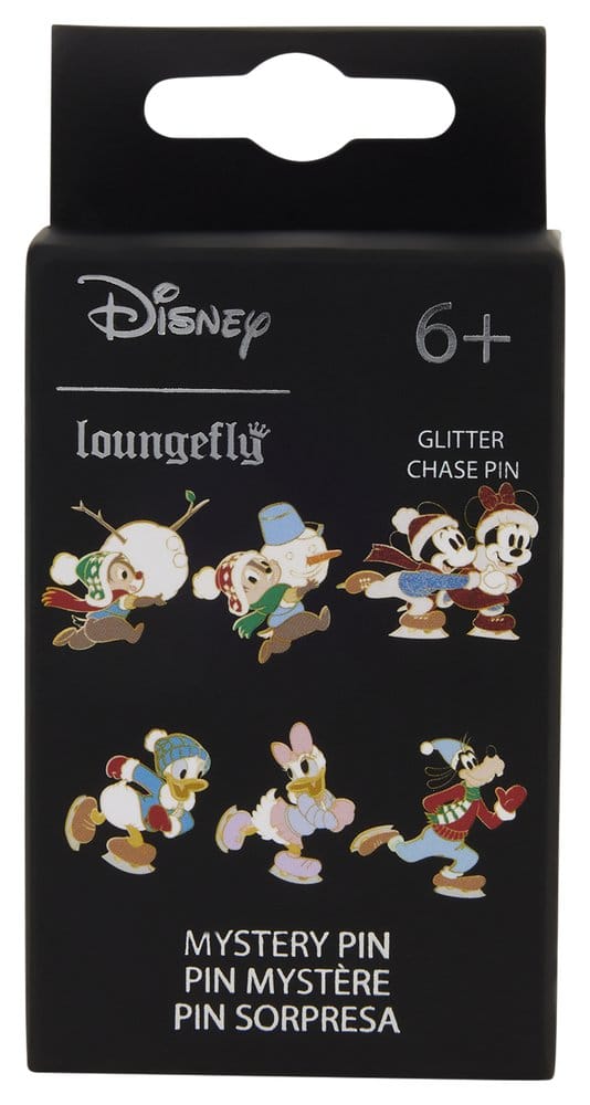 Mickey & Friends by Loungefly Ansteck-Pins Winter Activities Blind Display (12)
