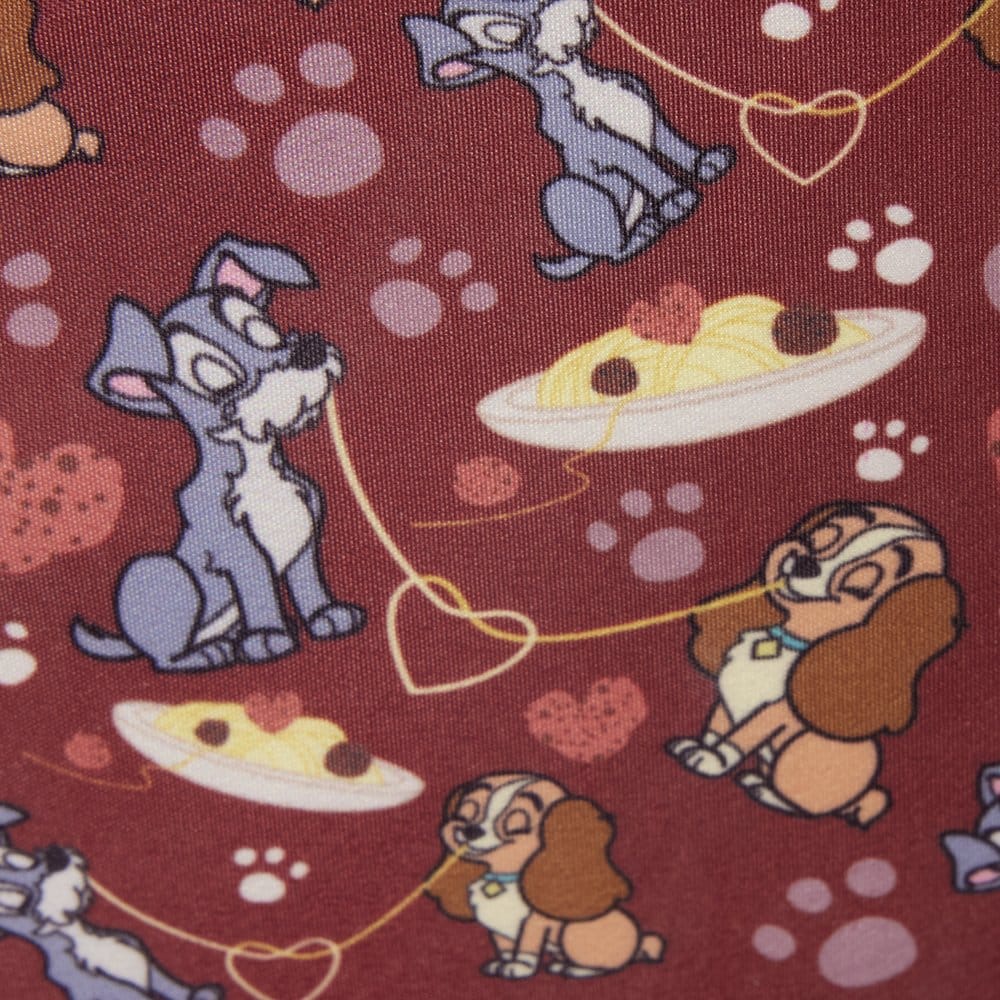 Disney by Loungefly Umhängetasche Lady & the Tramp Spaghetti Dinner