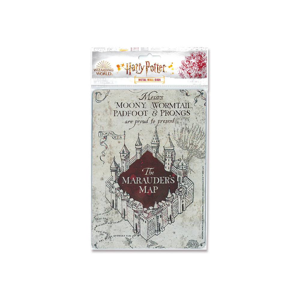 Harry Potter Blechschild Marauders Map 15 x 21 cm
