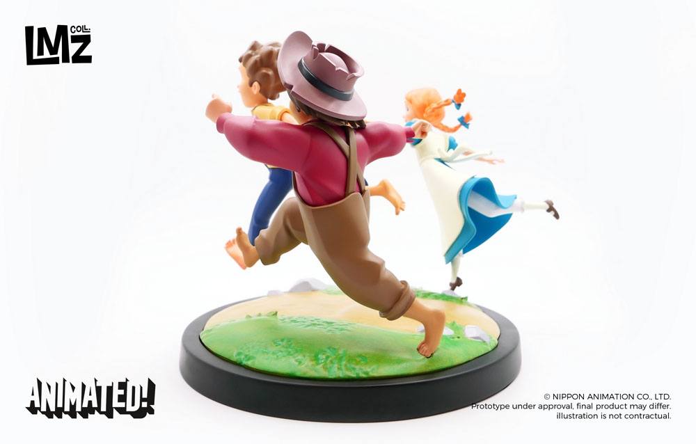 Tom Sawyers Abenteuer Animated! Statue Tom, Huck & Becky 23 cm