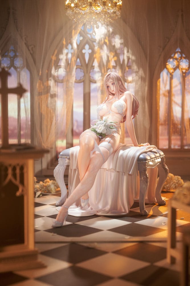 Original Illustration PVC Statue 1/4 Marry me Illustrated by LOVECACAO Bonus Inclusive Limited Edition 31 cm 