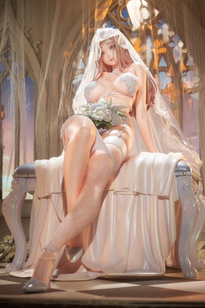 Original Illustration PVC Statue 1/4 Marry me Illustrated by LOVECACAO Bonus Inclusive Limited Edition 31 cm 
