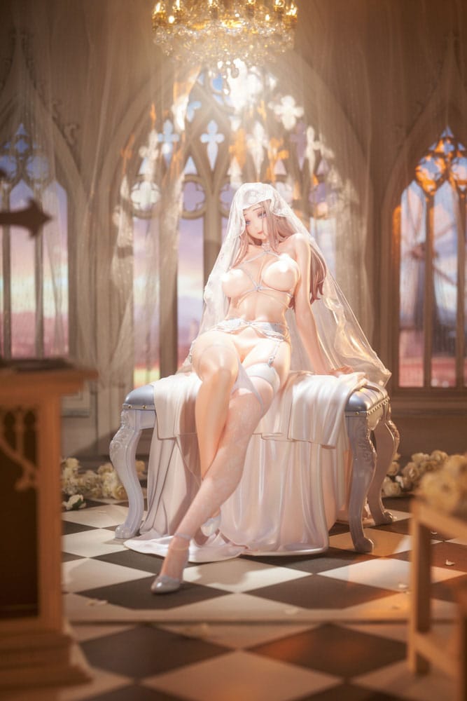 Original Illustration PVC Statue 1/4 Marry me Illustrated by LOVECACAO Bonus Inclusive Limited Edition 31 cm 