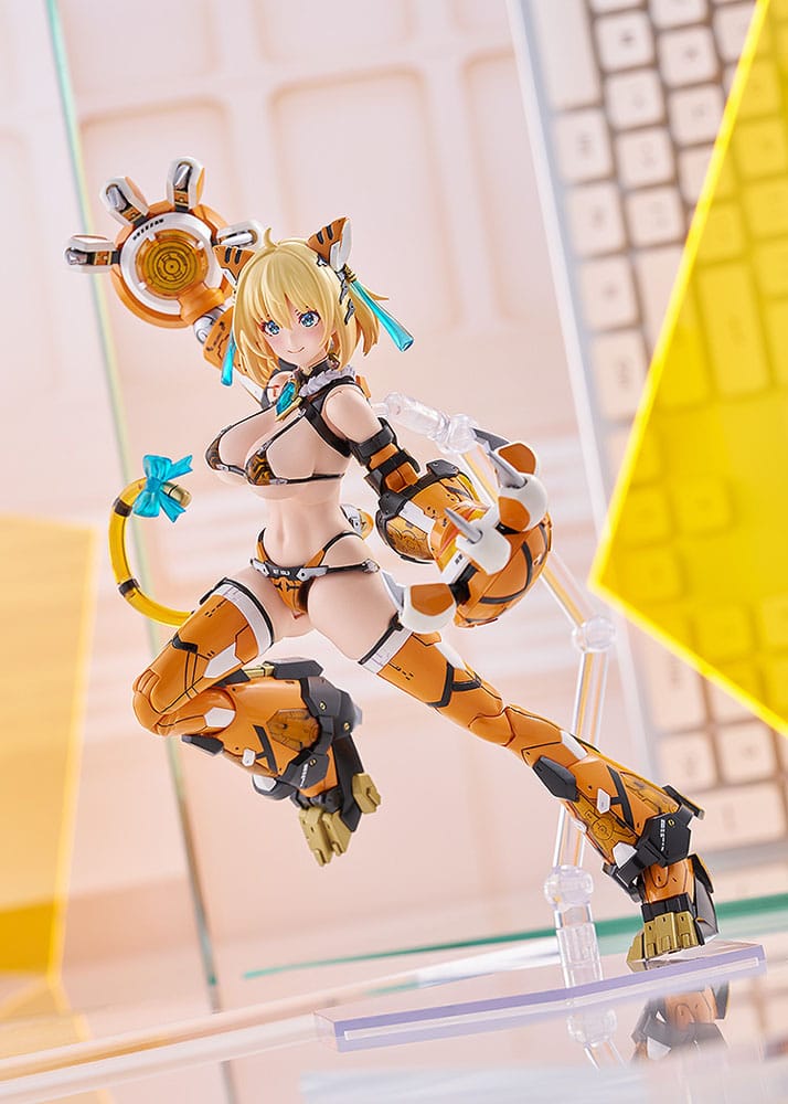 Bunny Suit Planning Plastic Model Kit PLAMAX BP-02 Sophia F. Shirring Tiger Armor Ver. 16 cm 