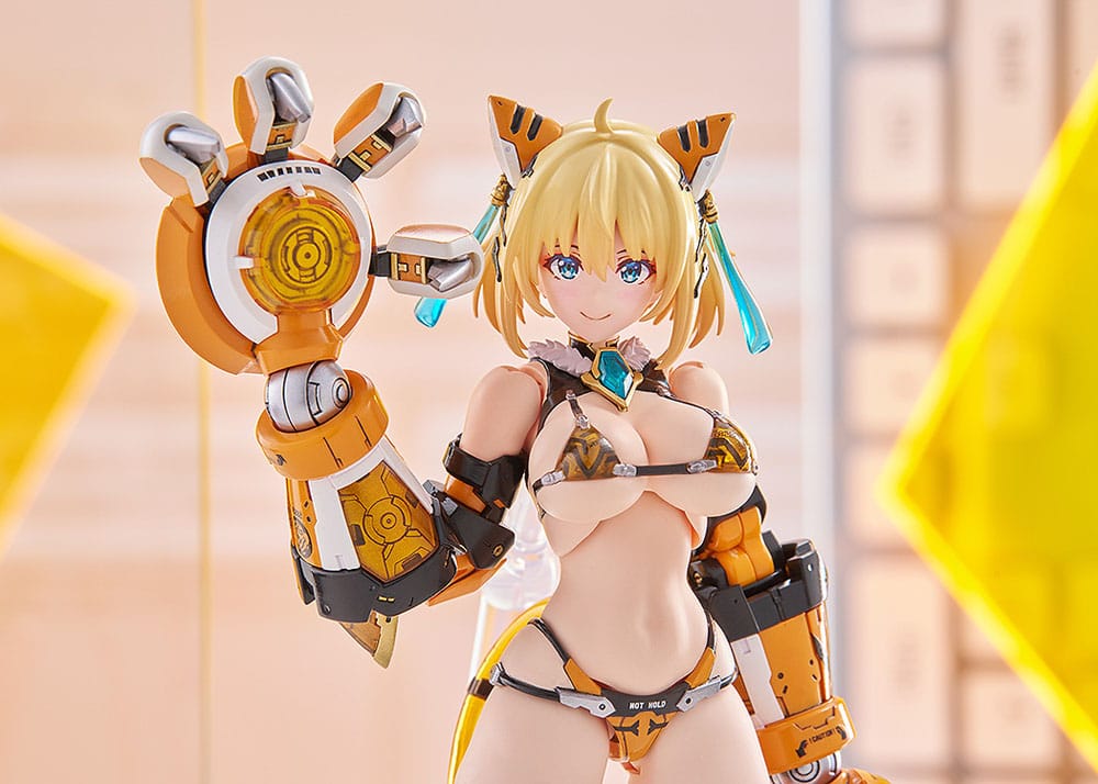 Bunny Suit Planning Plastic Model Kit PLAMAX BP-02 Sophia F. Shirring Tiger Armor Ver. 16 cm 