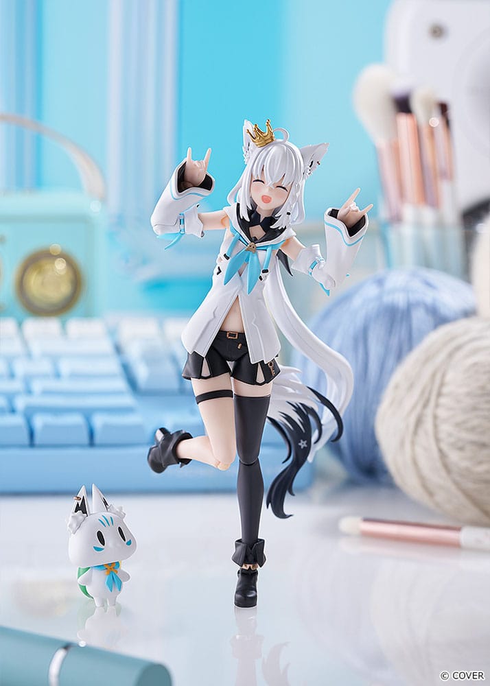 Hololive Production Figma Actionfigur Shirakami Fubuki 15 cm      