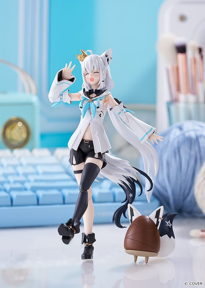 Hololive Production Figma Actionfigur Shirakami Fubuki 15 cm      