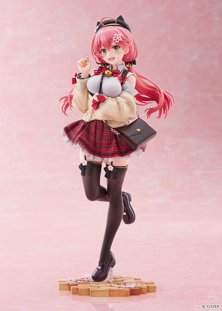 Hololive Production PVC Figur 1/7 Sakura Miko: Date Style - Casual Outfit Ver. 24 cm