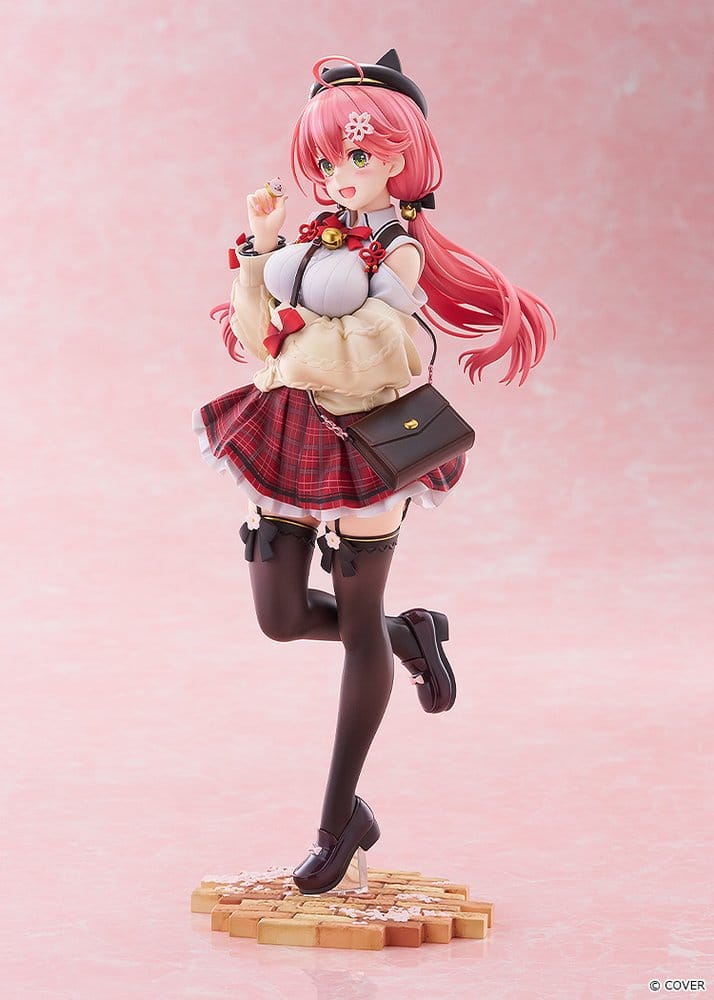 Hololive Production PVC Figur 1/7 Sakura Miko: Date Style - Casual Outfit Ver. 24 cm
